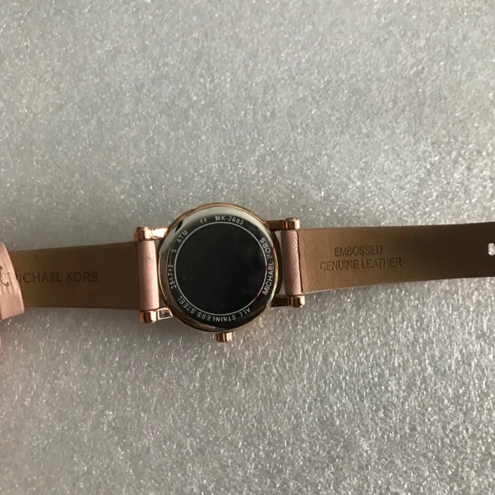 Michael Kors Petite Norie Pave Rose Gold Tone Mother of Pearl Dial Ladies Watch